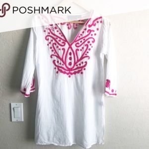 Cynthia Rowley Embroidered Cover-up dress